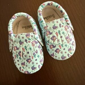 Kid Printed Mermaid Moccasins (12-18m)